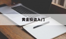 黄金投资入门(黄金投资入门与提高)